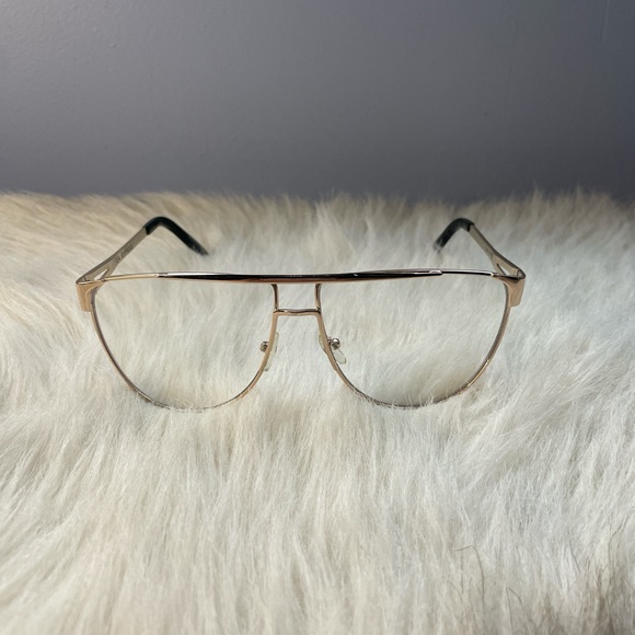 Gold Aviator Sunglasses - Picture 2 of 3